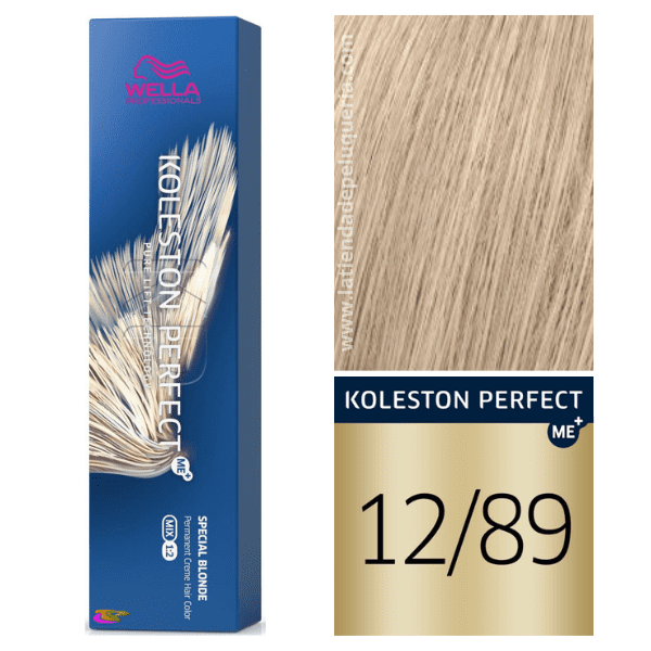 Wella - Tinte Koleston Perfect ME+ Special Blonde 12/89 Superaclarante Rubio Perla Cendré 60 ml