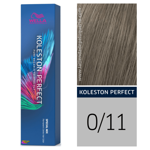 Wella - Tinte Koleston Perfect Special Mix 0/11 Gris Ceniza de 60 ml