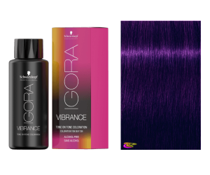 Schwarzkopf - Tinte Igora Vibrance 6-99 Rubio Oscuro Violeta Intenso 60 ml (semipermanente)
