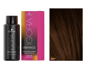 Schwarzkopf - Tinte Igora Vibrance 5-67 Castaño Claro Marrón Cobrizo 60 ml (semipermanente)