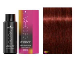 Schwarzkopf - Tinte Igora Vibrance 6-78 Rubio Oscuro Cobrizo Rojo 60 ml (semipermanente)