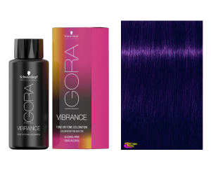 Schwarzkopf - Tinte Igora Vibrance 0-99 Potenciador Concentrado Violeta 60 ml (semipermanente)