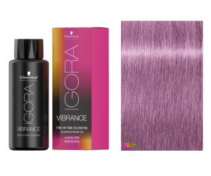 Schwarzkopf - Tinte Igora Vibrance 9,5-19 Tonalizador Ceniza Violeta 60 ml (semipermanente)