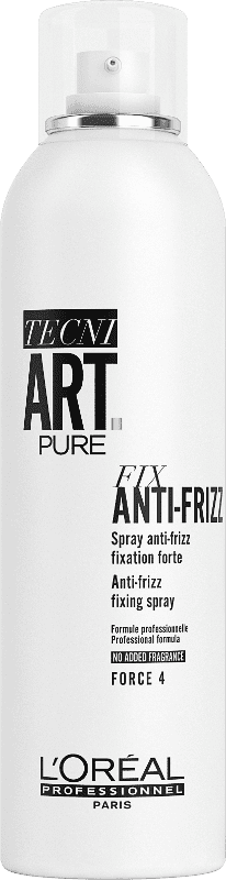 L`Oréal Tecni Art - Laca FIX ANTI-FRIZZ PURE fijación fuerte (sin fragancia) 400 ml