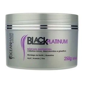 Ocean Hair - Mascarilla Matizadora BLACK PLATINUM 250 g