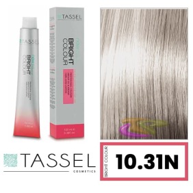 Tassel - Tinte BRIGHT COLOUR con Argán y Keratina Nº 10.31N RUBIO SUPER CLARO DORADO CENIZA 100 ml (06467)