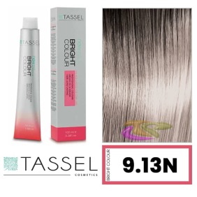 Tassel - Tinte BRIGHT COLOUR con Argán y Keratina Nº 9.13N RUBIO MUY CLARO CENIZA 100 ml (06465)