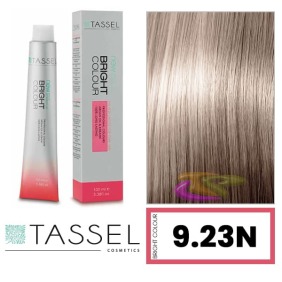 Tassel - Tinte BRIGHT COLOUR con Argán y Keratina Nº 9.23N RUBIO MUY CLARO BEIGE DORADO 100 ml (06464)