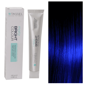 Tassel - Tinte BRIGHT COLOUR con Argán y Keratina MATIZADOR AZUL 100 ml (06483)