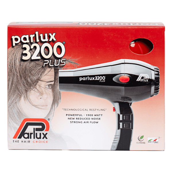 Parlux - Secador de pelo 3200 PLUS Rojo 1900 watios