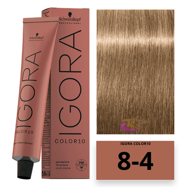 Schwarzkopf - Tinte COLOR Igora 10 Minutos 8-4 Rubio Claro Beige 60 ml