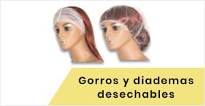 GORROS Y DIADEMAS DESECHABLES